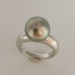 TASAKI タサキ パール黒蝶　約11mm ダイヤ PT900 リング 指輪 ジュエリー レディース