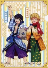 【中古】クリアファイル 我妻善逸＆嘴平伊之助 A4クリアファイル 「鬼滅の刃×くら寿司」 オリジナルグッズプレゼントキャンペーン 第1弾