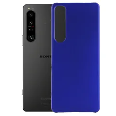 Xperia 1 IV ケース SO-51C SOG06 エクスペリア1 マーク4  耐衝撃 シンプル さらさら ハード ケース 【Color】 ブルーのサムネイル