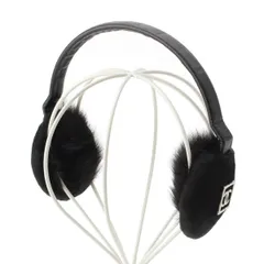 シャネル スポーツライン ハラコ ココマーク イヤーマフ ブラック【中古】