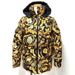 ヴェルサーチェ VERSACE 総柄 ダウンジャケット 1002793 36 レディース【中古】