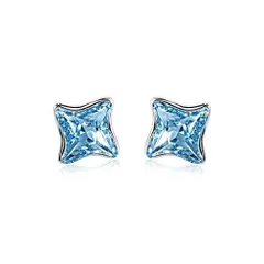 Ocean Blue IUHA 【碧いヒトデ】ピアス レディース 大人可愛い スワロフスキー社製クリスタル オーストリア産キュービックジルコニア 金属アレルギーと変色防止