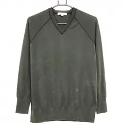 【超美品】ビーンポール セーター カーキ Vネック ニット 薄手 韓国モデル メンズ 90 ゴルフウェア BEANPOLE