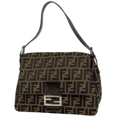 極美品 FENDI マンマバケット ズッカ柄 ワンショルダーバッグ FENDI フェンディ マンマバケット ワンショルダーバッグ ウール