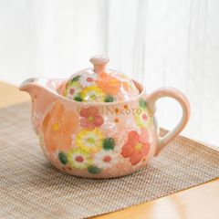 ゆずりは工房 お皿 プレート 瀬戸焼 手書き 日本製 花柄