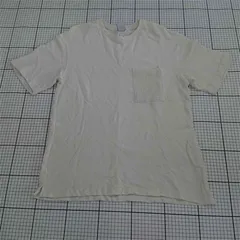 ◇ ⊂ ZARA ザラ パイル調 半袖 Tシャツ カットソー サイズS ホワイト系 メンズ E  【1508260057127】