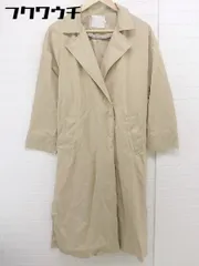 ◇ ◎ AMERICAN HOLIC アメリンカンホリック 長袖 トレンチ コート サイズM ベージュ レディース  【中古】 【1111150007890】のサムネイル