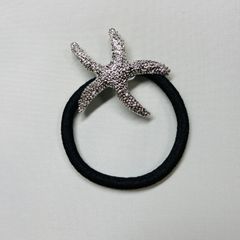 ヘアゴム　ヒトデ　シルバー
