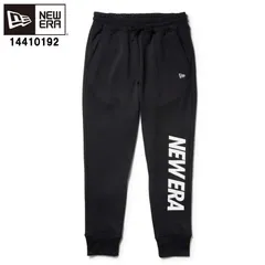 NEW ERA 14410192 ドライスウェット パンツ Wordmark Logo ブラック ジョガーパンツ ライトスウェット ボトムス オールシーズン【ニューエラ 14410192 パンツ ユニセックス ジョグパンツ 吸汗速乾 スポーツ スウェットパンツ