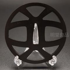 BK089　日本刀装具　刀鍔　透し　鉄地　透　鍔　刀剣美術　重量：約108G