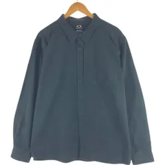 古着 オークリー OAKLEY REGULAR FIT 長袖 ポリコットンシャツ メンズXXL相当/eaa527797