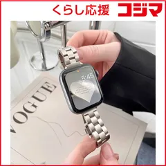 【 新品 未開封 】 GAACAL APPLE WATCH 1-10/SE1-2 38/40/41/42(10のみ)MM 「大人ウォッチ」ステンレスバンド 調節可能 マットシルバー W00014MSA 未使用 送料無料