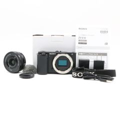 【ほぼ新品】 SONY ソニー ZV-E10L Black ショット数337枚!