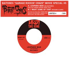 7": BAITONES ベイトワンズ「LEOPARD MAN / I WANT SOME OF THAT」