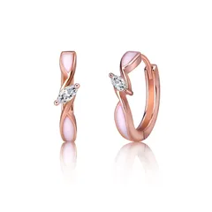 Free bird フープピアス レディース ピンクゴールド 【限り