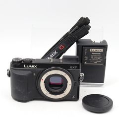 【良品】パナソニック ミラーレス一眼カメラ ルミックス GX7 ボディ ブラック DMC-GX7-K