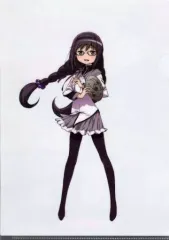 【中古】クリアファイル 暁美ほむら(背景総柄) A4クリアファイルアーカイブ 「魔法少女まどか☆マギカ10(展)」