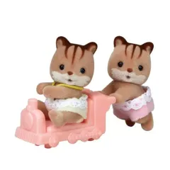 【中古】おもちゃ くるみリスのふたごちゃん 「シルバニアファミリー」