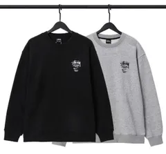 STUSSY 刺繍 レーナー スウェット 男女兼用 長袖 メンズ レディース