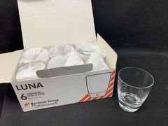 LUNA/グラス/ロックグラス/6個セット/Bormioli Rocco/ボルミオリロッコ/ルナ/350ｍｌ/イタリア製