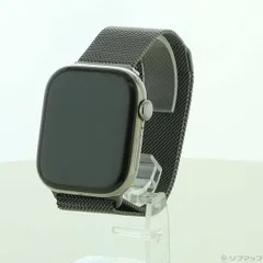 〔中古品〕 Apple Watch Series 10 GPS + Cellular 46mm ナチュラルチタニウムケース スレートミラネーゼループ【262】