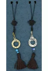 【中古】キーホルダー・マスコット(キャラクター) 遙かなる時空の中で 夢浮橋 (北斗・南斗)チャームセット DSトレジャーBOX特典