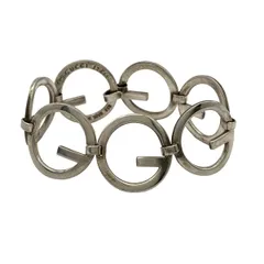 GUCCI(グッチ) ブレスレット - シルバー GG柄