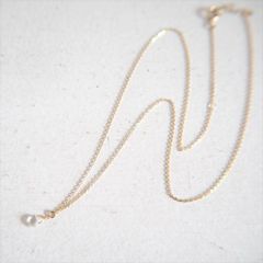 Ouca（ウーサ）ネックレス/【一点もの】10KYG*×ミニ水晶トップネックレス40cm