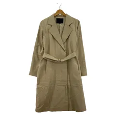 UNTITLED アンタイトル ベルト付きコート size2/ベージュ