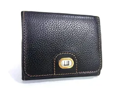 ■新品■未使用■ dunhill ダンヒル レザー コインケース コインパース 小銭入れ メンズ ブラック系 FA8205 のサムネイル