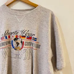 古着　Tシャツ　半袖　L  グレー