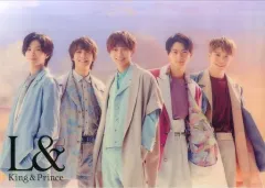 【中古】ポスター A4クリアポスター King ＆ Prince 「CD L＆ 初回限定盤B」 先着購入特典