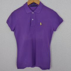 Ralph Lauren ポロシャツ 半袖 L パープル - メルカリ