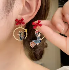 魔女の宅急便　キキと黒猫のジジ　ピアス