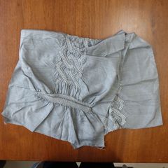帯揚げ　紬地　絞り　絹100％　日本製