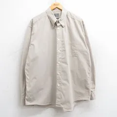 XL/古着 ドッカーズ 長袖 ブランド シャツ メンズ 大きいサイズ ベージュ カーキ ストライプ 25jun02 中古 トップス