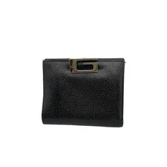 GUCCI グッチ レザー Gクリップ 二つ折り財布 中古 ４ 送料無料