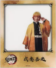 【中古】雑貨 植田圭輔(我妻善逸) アクリルクリアカード 「DMMスクラッチ! 舞台『鬼滅の刃』其ノ弐 絆」 D-3賞