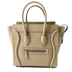 カーフスキ celine - セリーヌ ラゲージ マイクロショッパー 黒 レザー ...