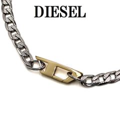 HANA JISOO 着用 DIESEL ディーゼル Dロゴ 4連 ネックレス - メルカリ