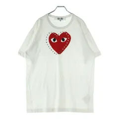 COMME des GARCONS コムデギャルソン 正規品 スタッズ Tシャツ Comme Des Garçons Play ロゴスタッズ Tシャツ | ホワイト | FARFETCH JP