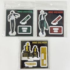 未開封　WIND BREAKER/ウィンドブレーカー　アクリルフィギュアプレート　3種類セット　有償特典　TSUTAYA