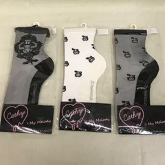 Cathy × My Melody  マイメロディ シースルーソックス  3足   ■HT