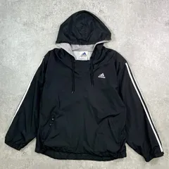 90年代 adidas アディダス ナイロンプルオーバージャケット パフォーマンスロゴ メンズL相当 