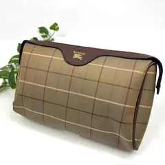 ☆美品☆ Burberry バーバリー クラッチバッグ ノバチェック シャドーホース セカンドバッグ ハンドバッグ メンズ レディース ユニセックス B-244