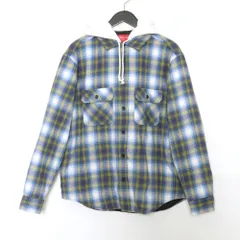 2023年最新】supreme hooded flannel zip up shirt brown lの人気