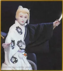 【中古】紙製品 中村莟玉(髭切) ミニ色紙 「新作歌舞伎 刀剣乱舞『月刀剣縁桐』京都南座 衣裳展」 入場特典