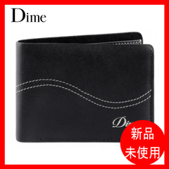 DIME Cursive Bifold Wallet / Black Leather (ダイム ウォレット/財布)