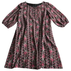 gaminerie  ギャミヌリィ　シアー　チュニック　ワンピース　リバティ柄　花柄　Aライン　古着屋ACT