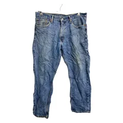 Levi's 505 デニムパンツ W36 リーバイス レギュラーフィット ビッグサイズ ブルー コットン 古着卸 アメリカ仕入 2502-605